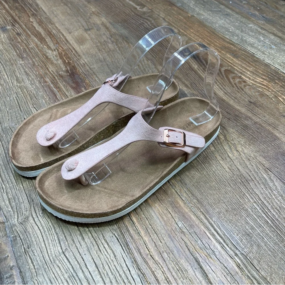 New ~. AÉROPOSTALE T-Strap Cork Sandal Size 9